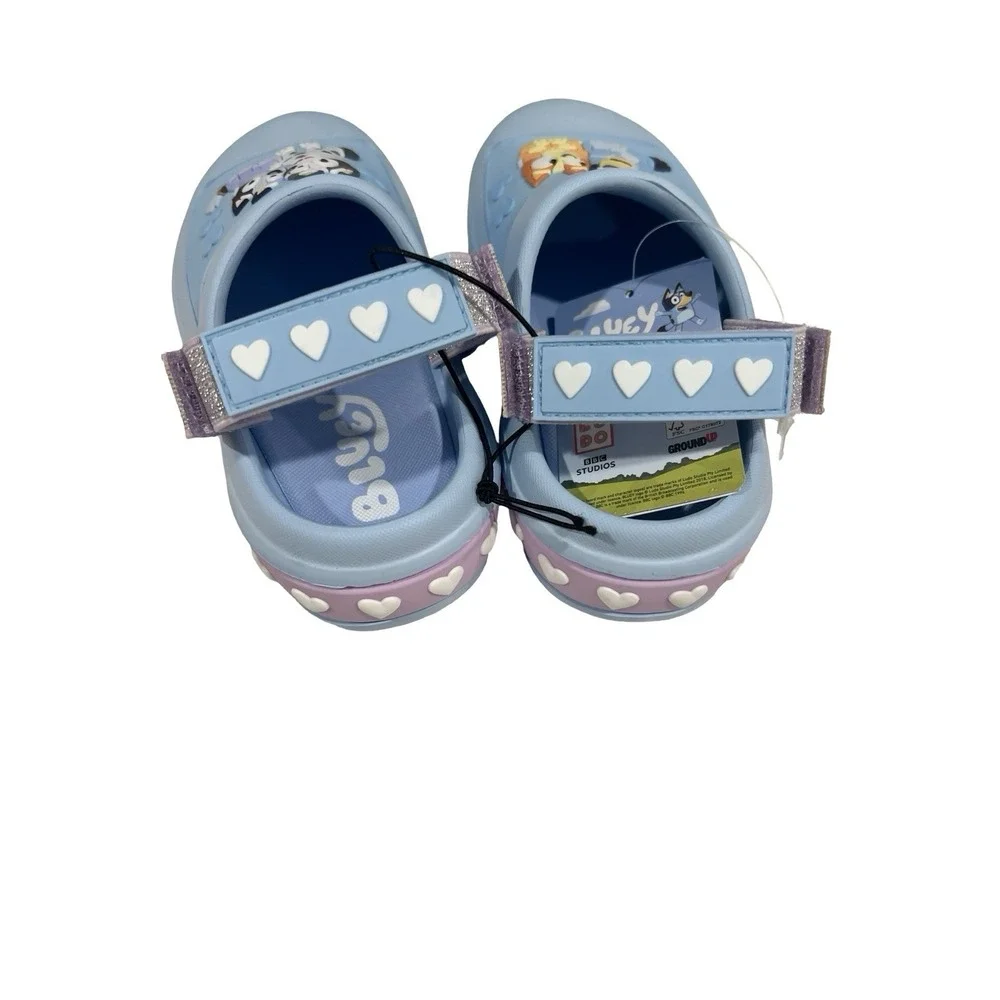 Bluey the‎ Dog Girls Clogs Character Multicolor Sandals Size 10 NWT